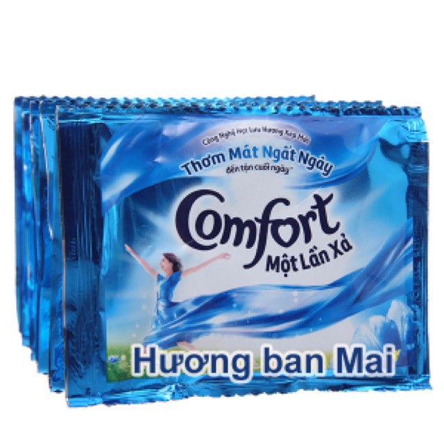 Dây 10 Gói Nước Xả Vải Comfort 1 lần xả/Đậm Đặc date mới