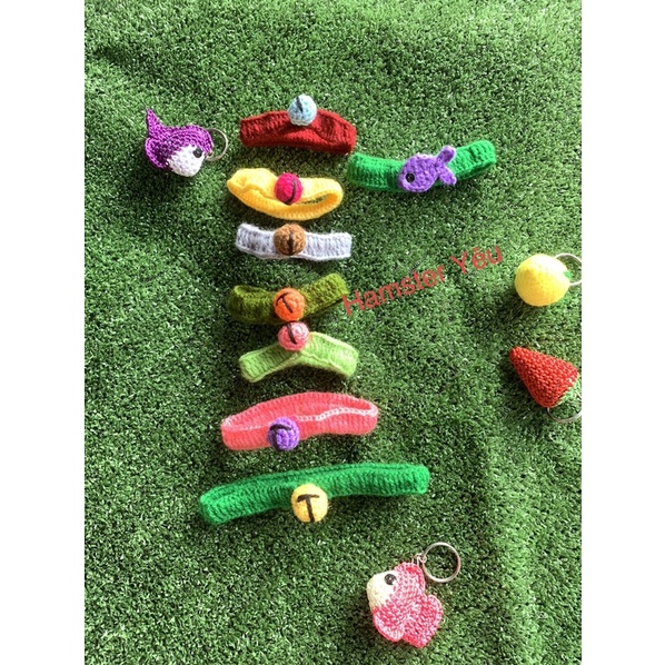 Vòng cổ cho chó mèo hình chuông; hình cá; dây dắt; combo dây dắt & vòng cổ cho chó mèo