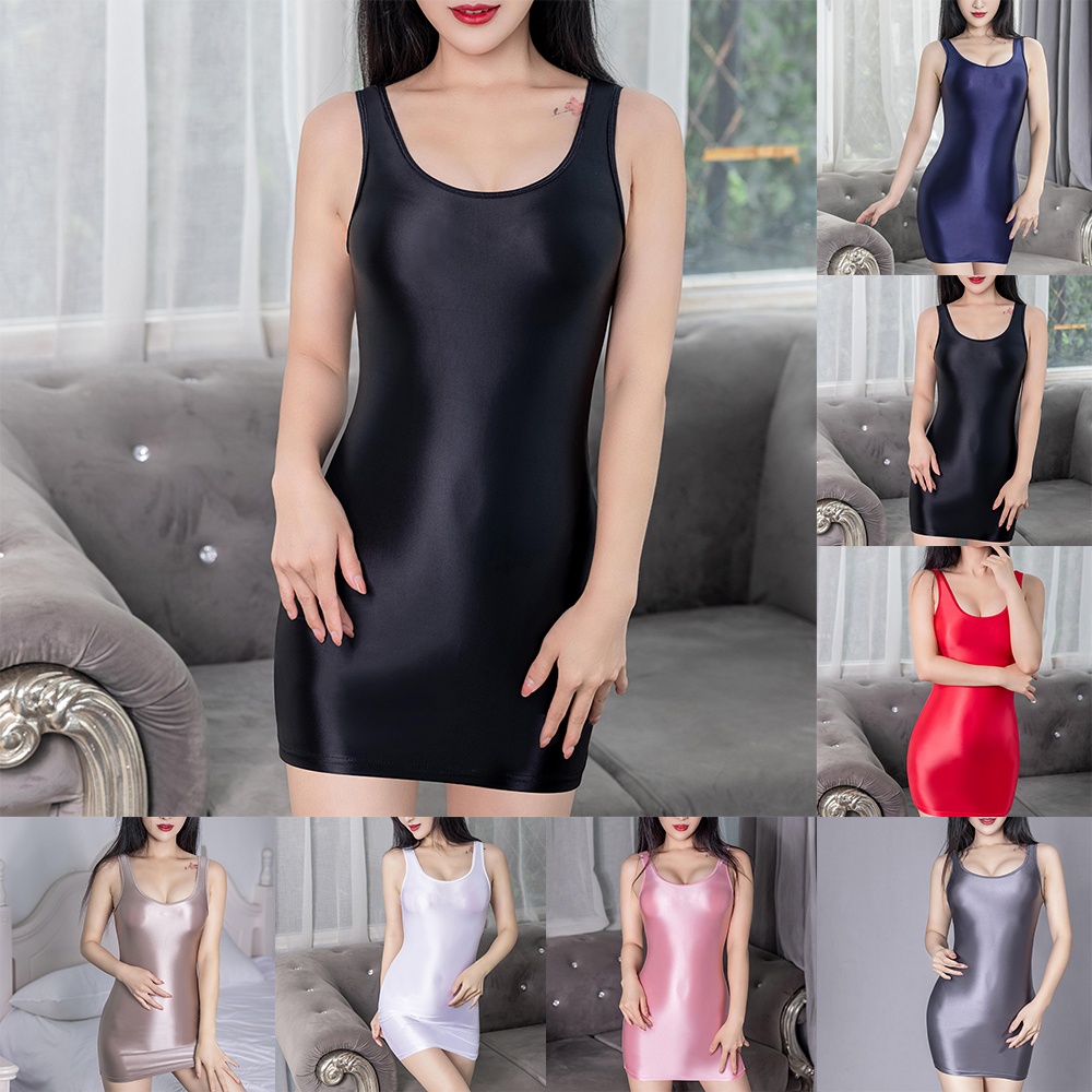 BBHOOD~Women Dress Clubwear Comfort Cosplay Evening Oil Party See Through Sexy Sheer