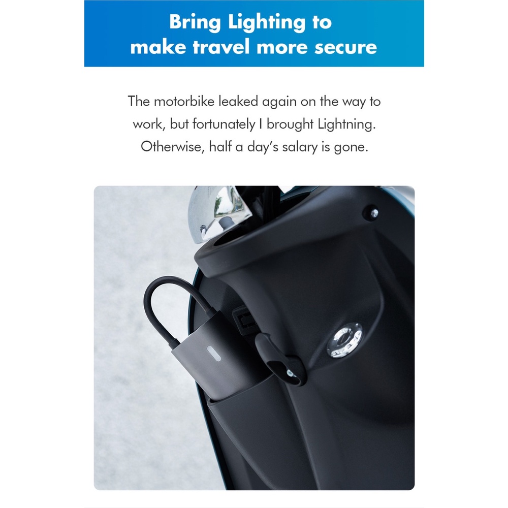 Máy Bơm Lốp Xe Thông Minh Xiaomi Roidmi Mojietu Có Sạc Nhanh Chất Lượng Cao