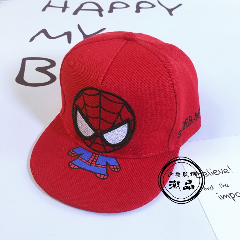 Mũ Lưỡi Trai Phong Cách Hiphop Họa Tiết Hoạt Hình Cho Trẻ Em