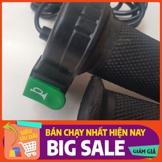 Tay ga 1 nút kèn màu tay ga xe đạp điện huy xe đạp điện