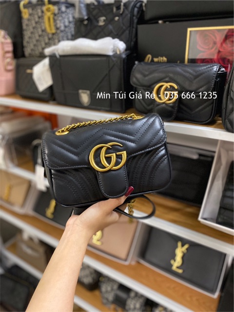 [ẢNH THẬT] - Túi GG marmont tim 22cm