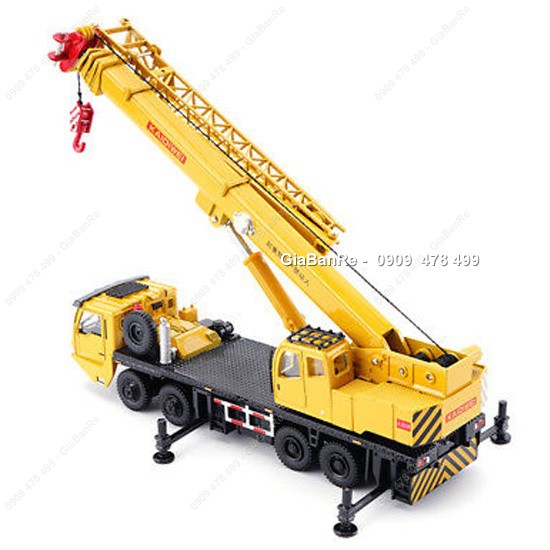 Mô Hình Sắt Xe Cẩu Hạng Nặng 4 Tầng Nâng Cẩu Kéo Cao 97cm Tỉ Lệ 1:50 - Kdw - 9920