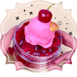 Slime đá bào kem cherry xinh xắn ~shirley temple frost t