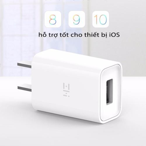 Cóc củ sạc Xiaomi 5V/2A 10W ZMI AP611 (Trắng)