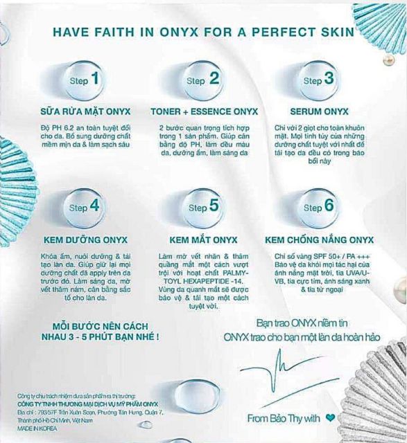 Set Mini ONYX Trọn Bộ 6 Món Dưỡng Da | BigBuy360 - bigbuy360.vn