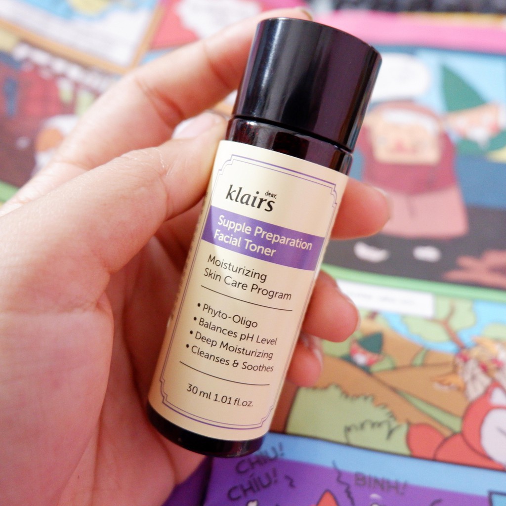 Nước hoa hồng Dear Klairs Supple Preparation Facial Toner 30ml