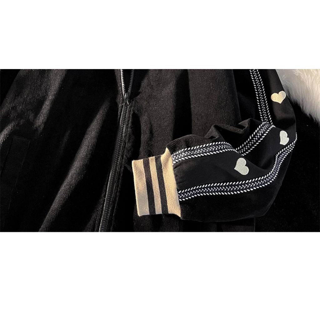 Áo Khoác Bomber Chất Nhung Tăm Cao Cấp Dày Dặn Thêu Chữ Tokyo - Form Rộng Dáng Thụng Nam Nữ Unisex, Freesize Đông 2022