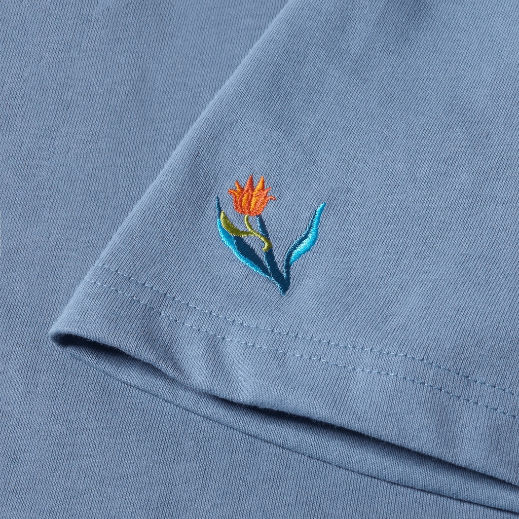 Áo thun Stone Blue Collectors Garden &quot;Bird&quot;