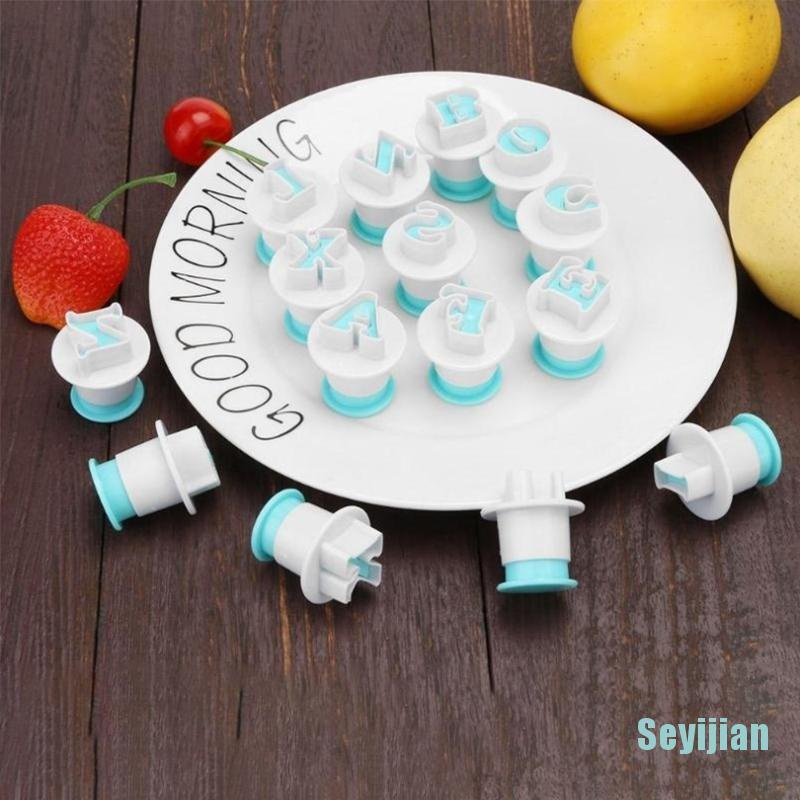 Bộ Khuôn Nhấn Bánh Quy Hình Chữ Cái