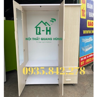 Tủ nhựa sồi kem 1m8X1m2 giá rẻ thủ đức