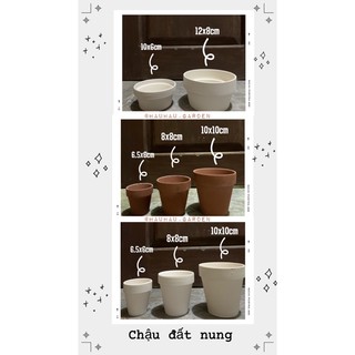 Combo 10 chậu đất nung ( 6x6,5cm)
