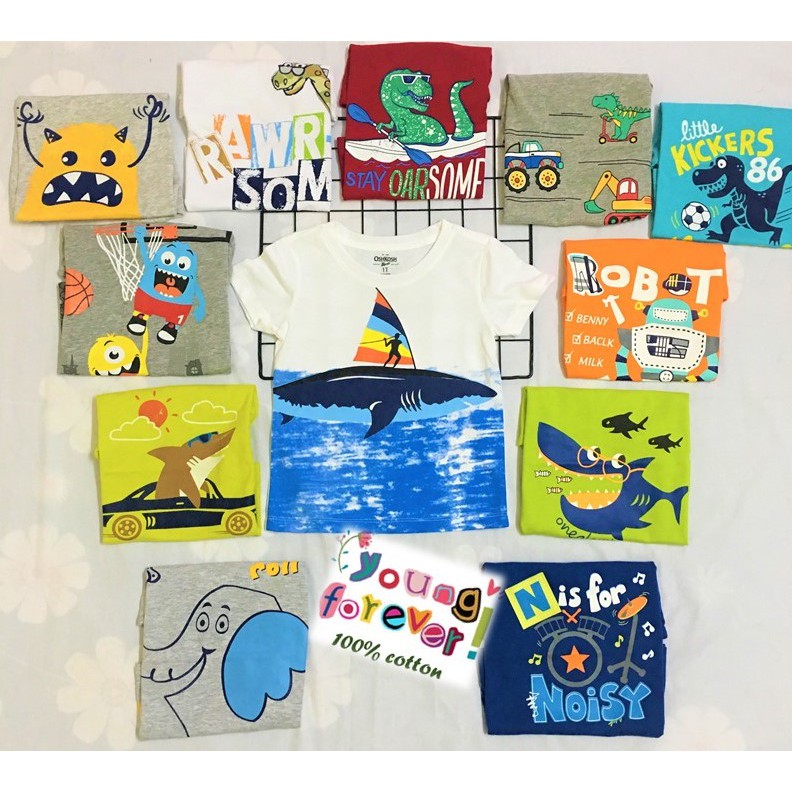 Áo xuất dư xịn Oshkosh 2019 bé trai 1-7 tuổi (được chọn mẫu)