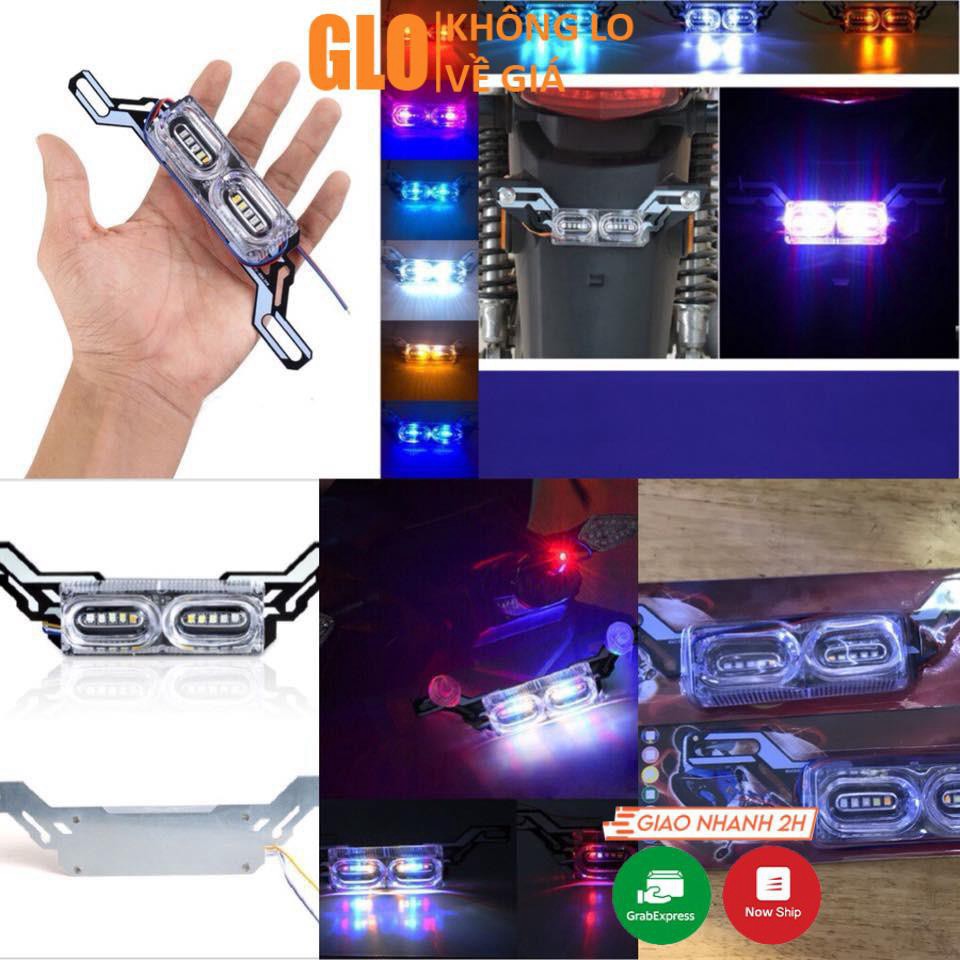 Đèn Led Police Gắn Biển Số, Đèn Cảnh Báo Phanh Chớp Xe Máy, Xe Điện