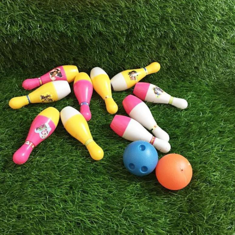 Đồ chơi Bowling Paw Patrol vui nhộn giúp nhận biết màu sắc, rèn luyện tay chân cho bé thỏa sức vui c