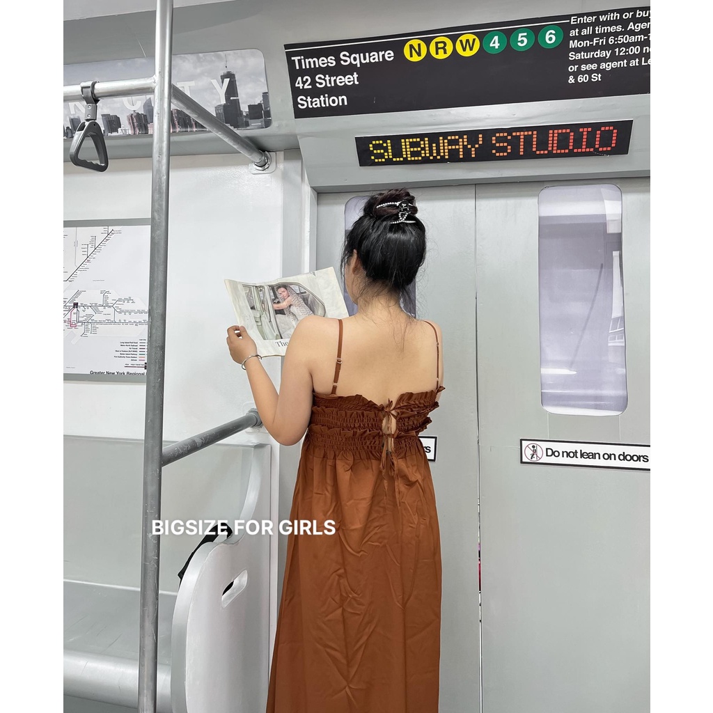 ĐẦM MAXI 2 DÂY BIGSIZE - D1026