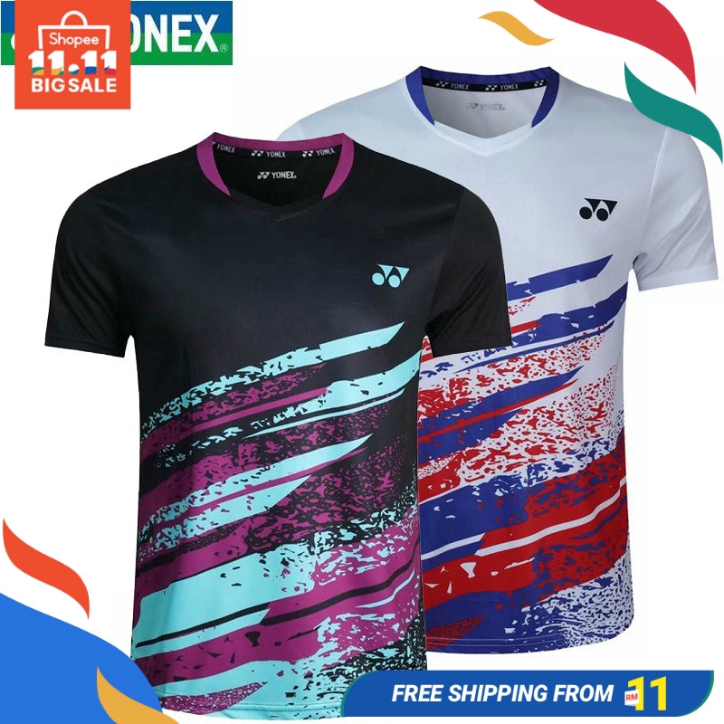 Nex Yonex 1816 Badminton Shirt Sports T-shirt Running Training T-shirt Men's Women's Clothing(Only Shirts)