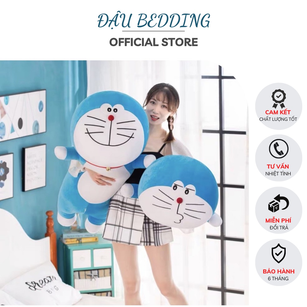 Gấu Bông Doraemon✨Freeship✨Gối ôm Doremon nằm Dài Khổng Lồ(có ảnh thật)