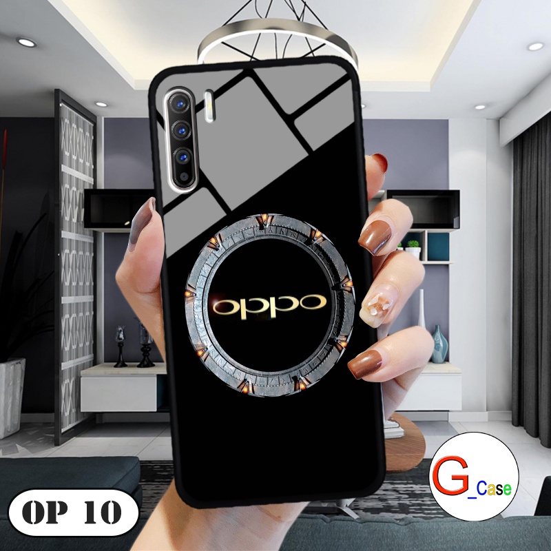 Ốp lưng Oppo Reno 3 / A91  - in hình 3D Logo điện thoại