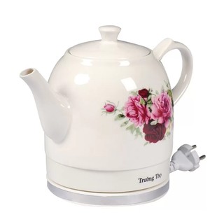 Ấm siêu tốc sứ màu trắng trường thọ ba 86a