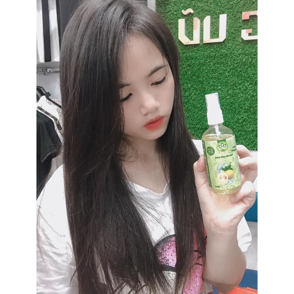 Tinh dầu bưởi THH Rừng Thiên Nhiên trị rụng tóc,bị hói 100ml Phục Hồi Tóc Hư Tổn