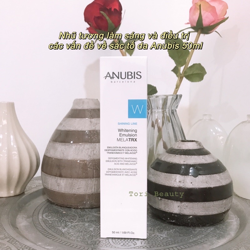Nhũ tương sáng da ANUBIS Whitening Emulsion Melatrx 50ml