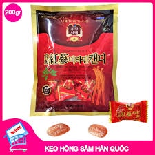 [HCM] KẸO HỒNG SÂM KHÔNG ĐƯỜNG HÀN QUỐC 200GR