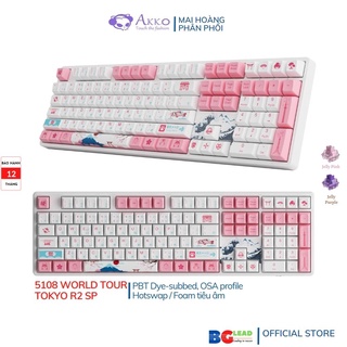 Bàn phím cơ akko 5108 world tour tokyo r2 sp - mai hoàng phân phối