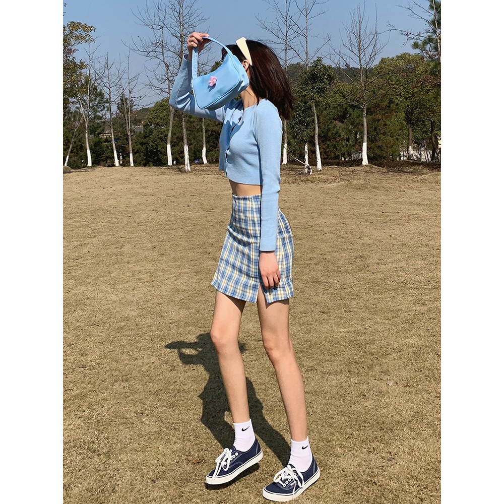 (ORDER) Chân váy dáng chữ A cạp cao kẻ sọc style Retro Mỹ nhiều màu HOT trend xuân hè 2020 (Phong cách mới 2020) | BigBuy360 - bigbuy360.vn