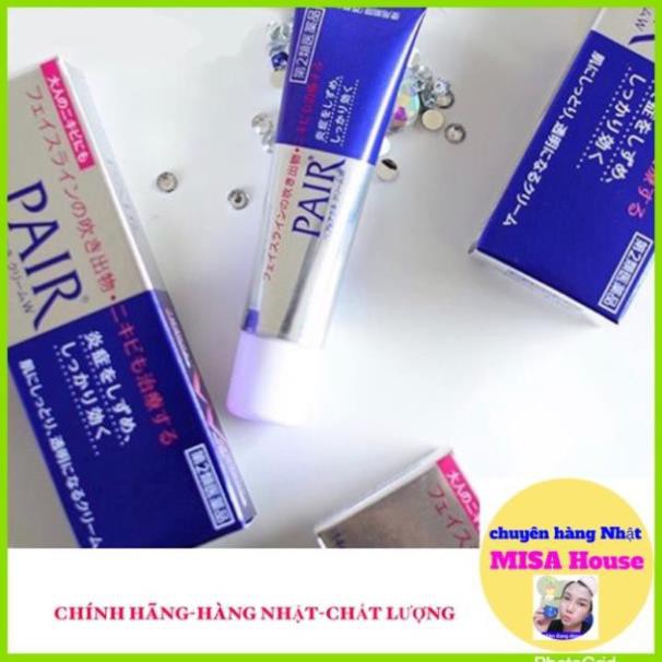 KEM MỤN Pair Nhật Bản Acne Lion Cream W Tuýp 24g Giảm Mụn Sưng Tấy Mụn Cám Mụn Mủ Chỉ Sau 3-4 Ngày Sử Dụng .