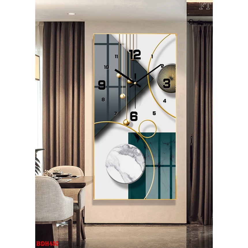 Tranh Đồng Hồ Tráng Gương Cao Cấp SGP21322-12