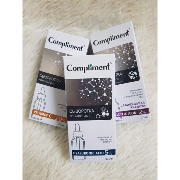 Serum Compliment Salycrylic Acid 2%, Hyaluronic Acid 5%, Vitamin c