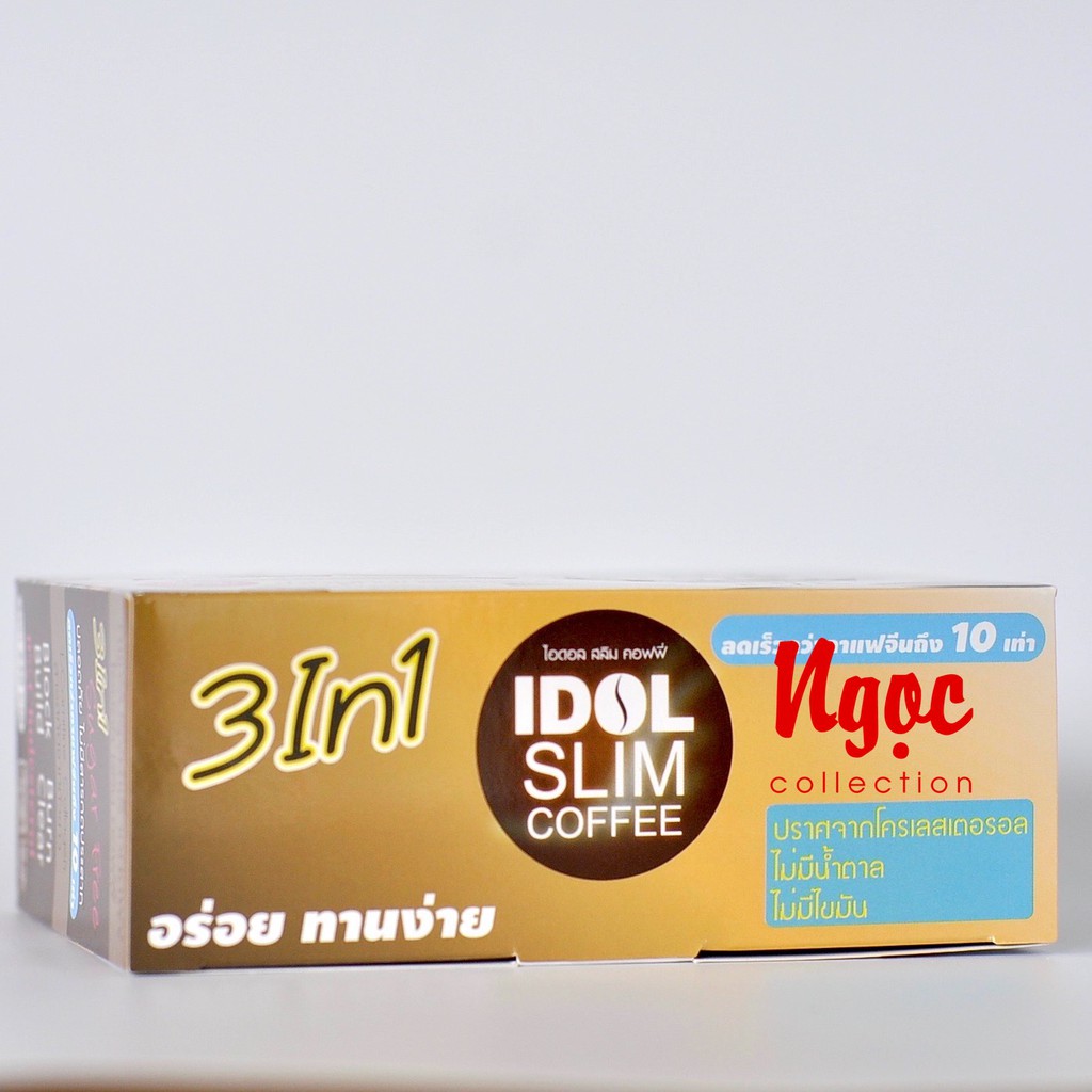Combo 2 hộp cà phê Idol Slim Coffee Thái Lan (Mỗi hộp 10gói x 15g)