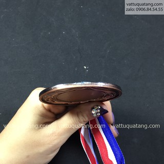 Phôi huy chương lá lúa- màu đồng