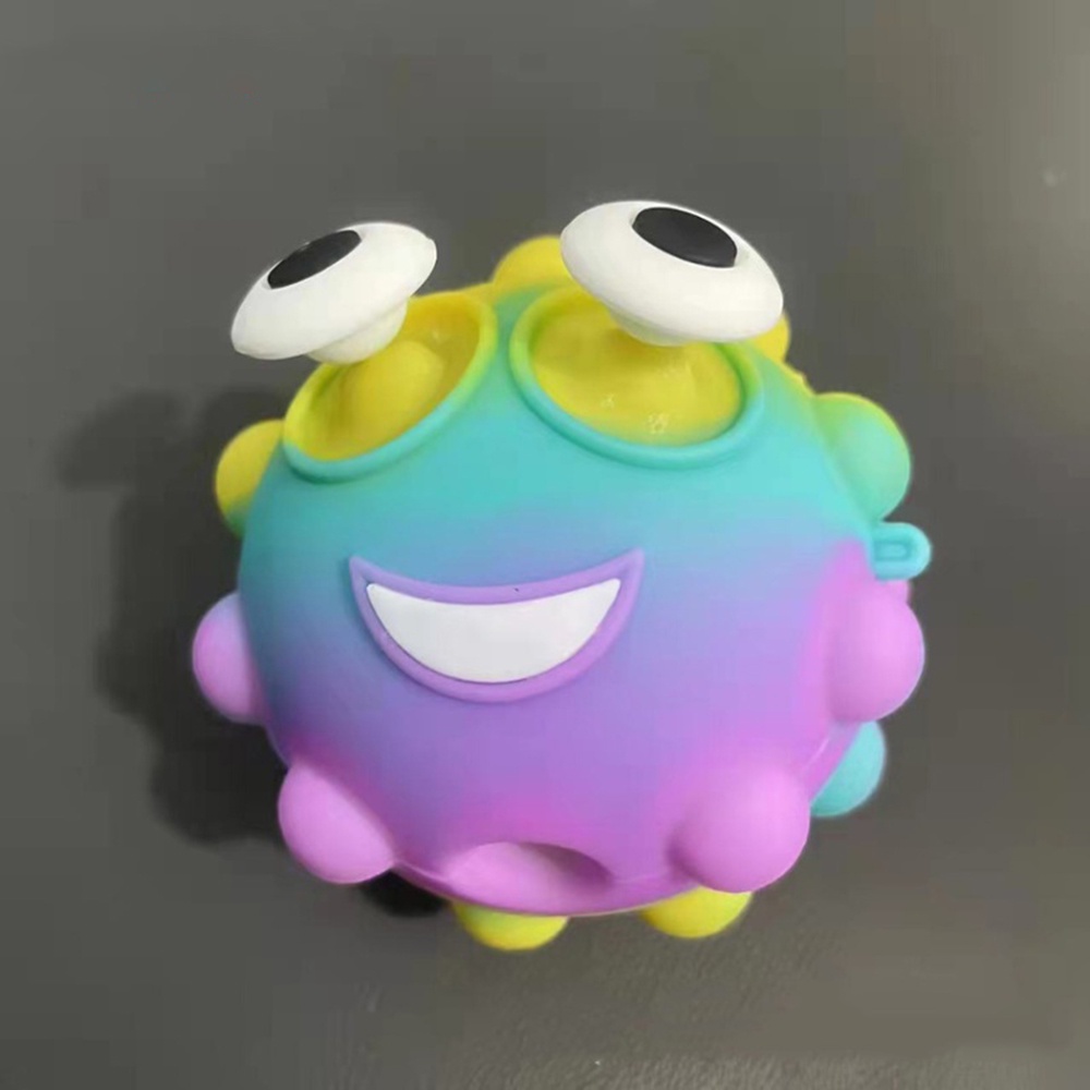 Đồ chơi nhấn bong bóng bằng silicon 3d đàn hồi có đèn led tùy chọn kiểu dáng và màu sắc