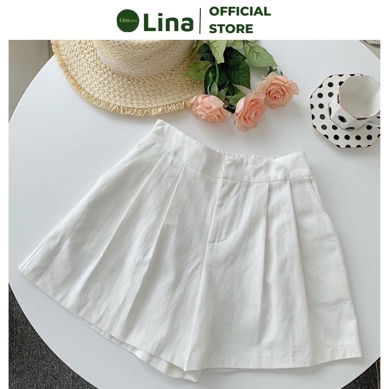 Quần Short Đũi_Quần Đùi Đũi Dáng Váy Siêu Hot LINASTORE 024
