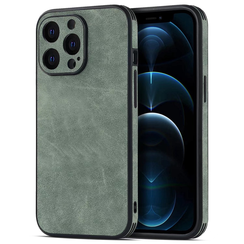 Ốp Điện Thoại Bằng Da Cao Cấp Nhiều Màu Tùy Chọn Cho iPhonex / xs / xr / Xsmax Iphone11 / 11pro / 11Promax Iphone12 / 13 / 12 / 13pro12 / 13promax