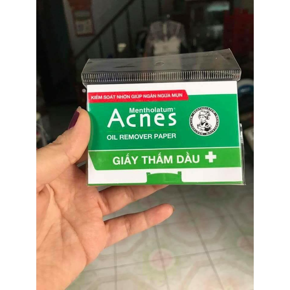 (Chính hãng) Giấy thấm dầu Acnes 100 tờ