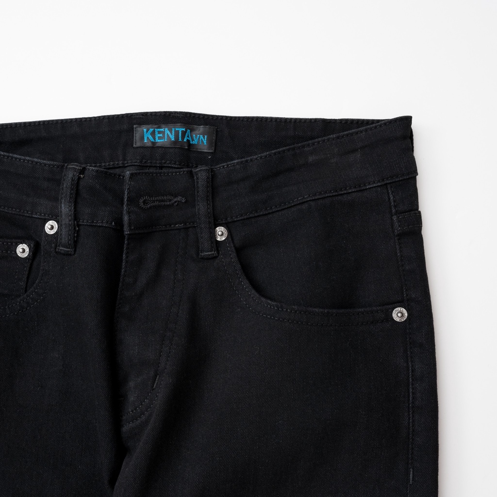 Quần Jean Nam Đen Rách KENTA QJD0057