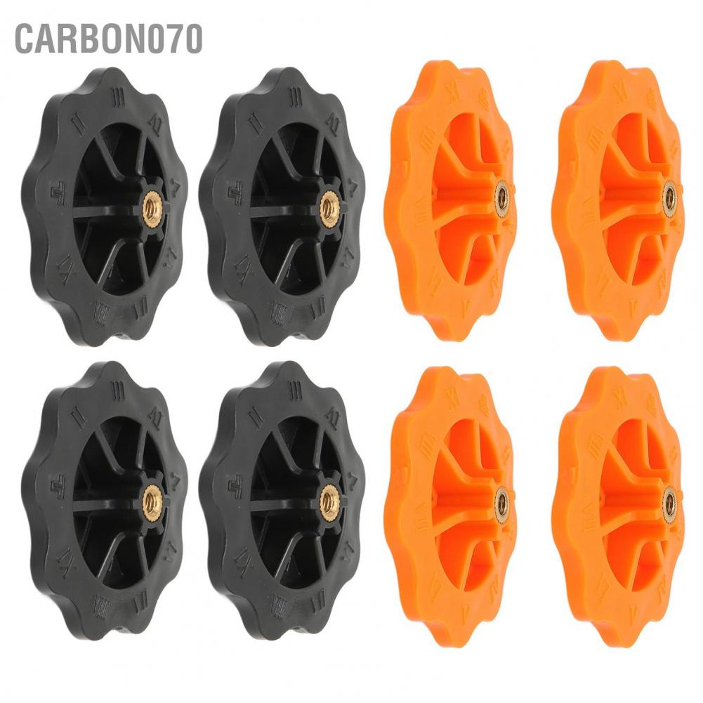 Carbon070 4pcs Hotbed Adjusting Nut High Hardness M4 Heating Bed Leveling for LONGER LK4 Pro Ender 5 3 V2