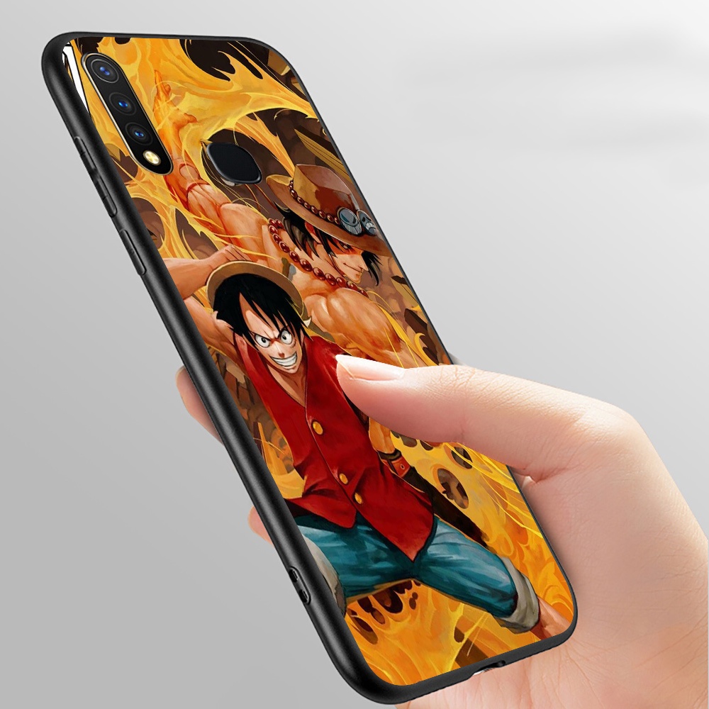 Realme 2 3 5 5i 5s 6 C2 C3 6i Q Pro TPU Soft Silicone Case Casing Cover PZ65 Comics One Piece Luffy