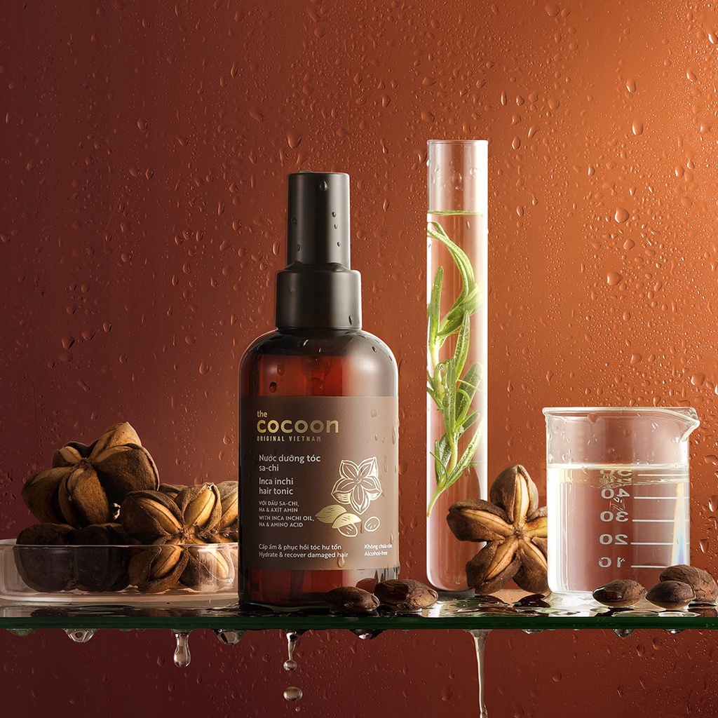 Nước Dưỡng Tóc Cocoon Sa-Chi Cấp Ẩm, Phục Hồi Hư Tổn 140ml