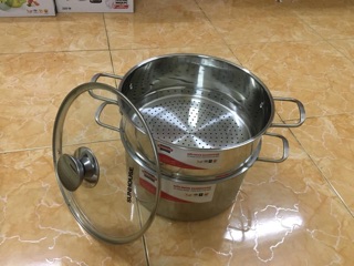 Bộ nồi xửng inox Sunhouse SSP24A