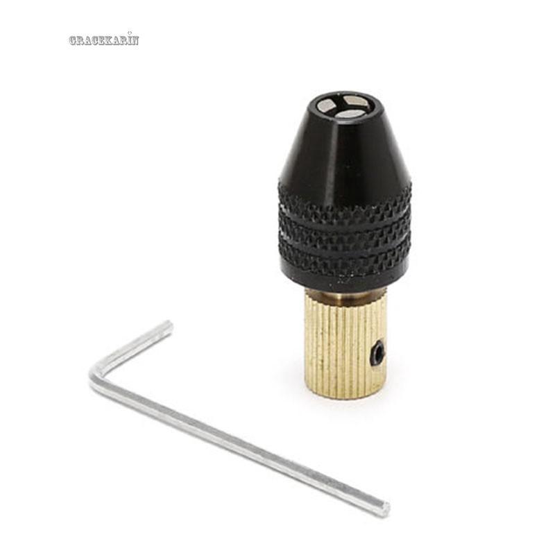 3.17mm Electric Motor Shaft Mini Chuck Fixture Clamp Drill Bit Tool Kit Durable