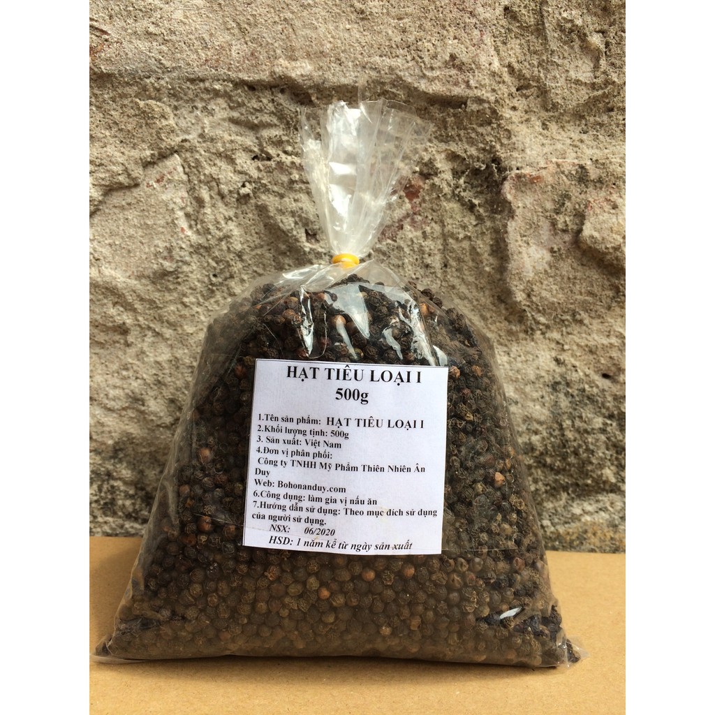 Hạt Tiêu Loại I 1000g