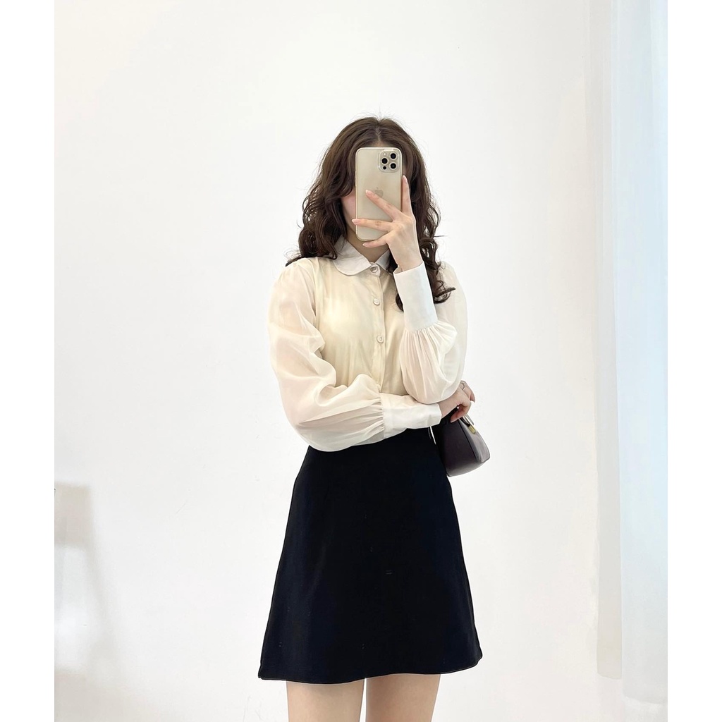 (FREESHIP) áo sơ mi voan miho.house