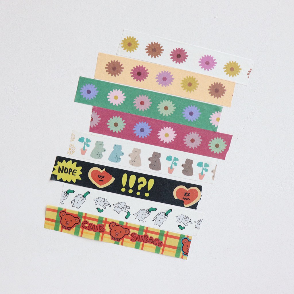 DIY GaLiCiCi decorative tape / flower sticker / beauty sticker