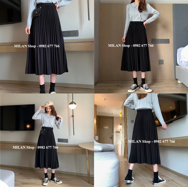 Chân váy xếp ly giả đai nhiều màu Quảng Châu | BigBuy360 - bigbuy360.vn