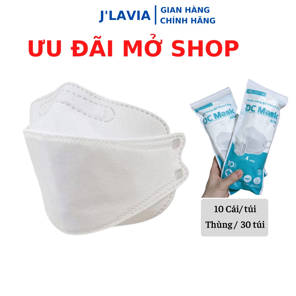Khẩu trang 4D KF94 Hàn Quốc chống bụi mịn và kháng khuẩn